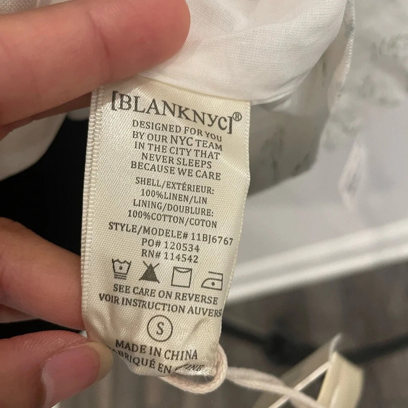 NWT Blank NYC Floral Linen Blazer, size Small - Picture 4 of 8